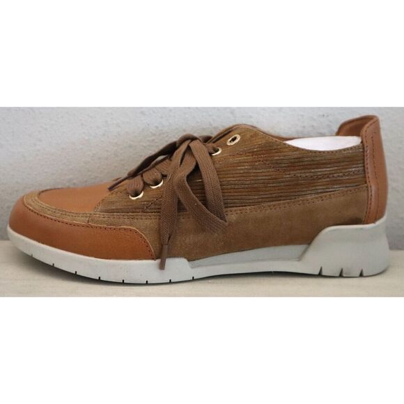 Emilie Karston Women's 38 US 6.5 Camel/Brown Leather Camin Lace-Up Shoes SIB - Picture 3 of 9